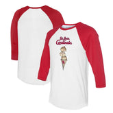 St. Louis Cardinals Tiny Turnip Unisex Triple Scoop 3/4-Sleeve Raglan T-Shirt for sale