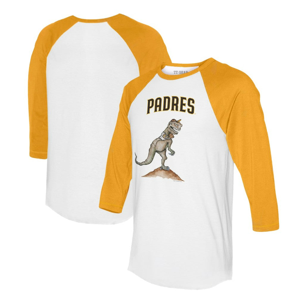 San Diego Padres Tiny Turnip Unisex TT Rex 3/4-Sleeve Raglan T-Shirt Near Me