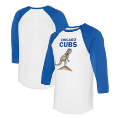 Chicago Cubs Tiny Turnip Unisex TT Rex 3/4-Sleeve Raglan T-Shirt Near Me