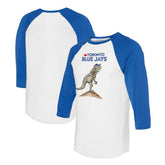 Toronto Blue Jays Tiny Turnip Unisex TT Rex 3/4-Sleeve Raglan T-Shirt Online