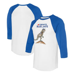 Toronto Blue Jays Tiny Turnip Unisex TT Rex 3/4-Sleeve Raglan T-Shirt Online