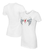 Philadelphia Phillies Tiny Turnip Women's Angel Wings T-Shirt Outlet