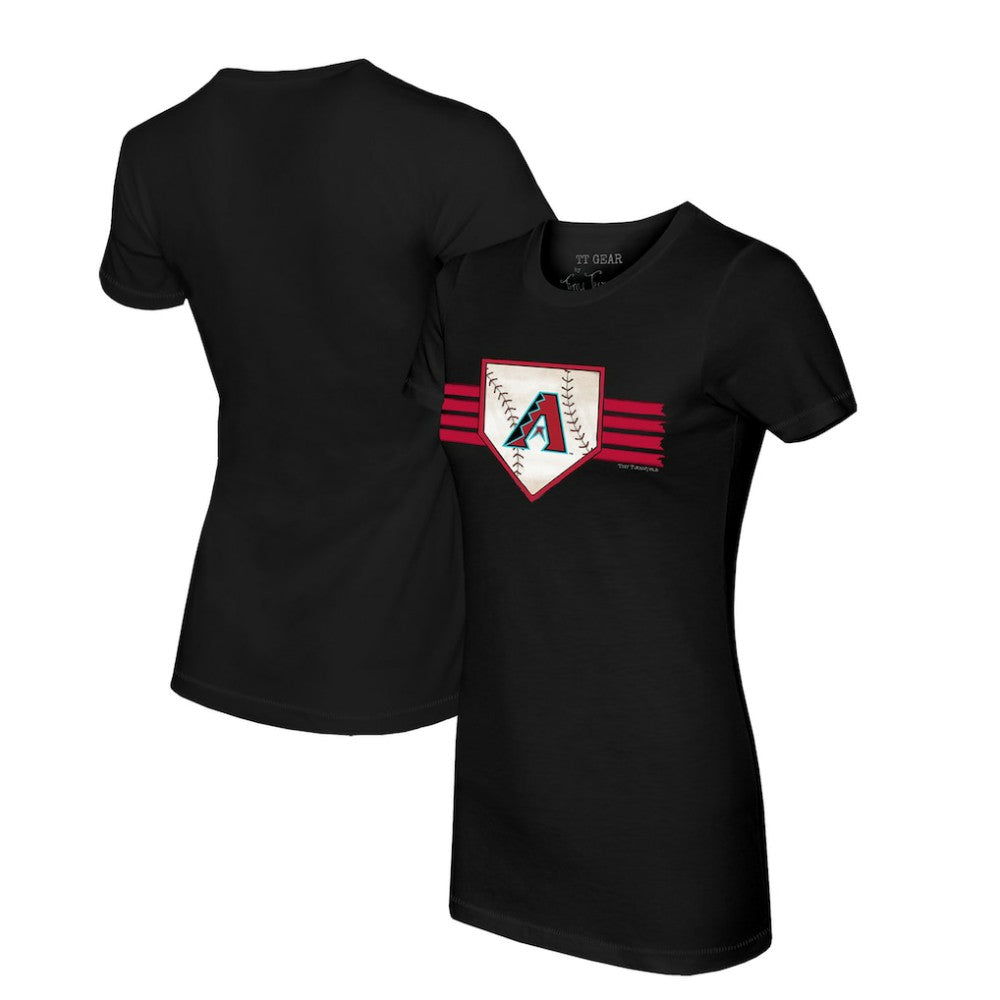 Arizona Diamondbacks Tiny Turnip Women's Base Stripe T-Shirt Discount