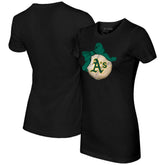 Athletics Tiny Turnip Women's Baseball Bow T-Shirt Online