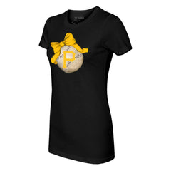 Pittsburgh Pirates Tiny Turnip Women's Baseball Bow T-Shirt for sale