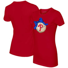Philadelphia Phillies Tiny Turnip Women's Baseball Bow T-Shirt Near Me