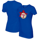 Texas Rangers Tiny Turnip Women's Baseball Bow T-Shirt Discount