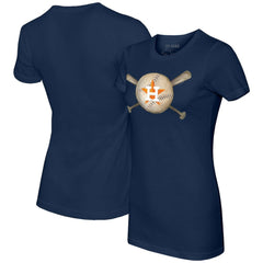 Houston Astros Tiny Turnip Women's Baseball Cross Bats T-Shirt Near Me