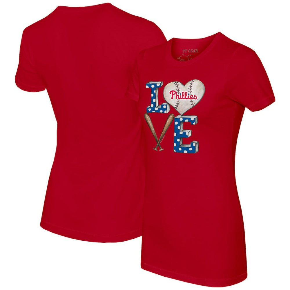 Philadelphia Phillies Tiny Turnip Women's Baseball Love T-Shirt Discount