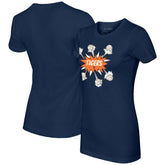 Detroit Tigers Tiny Turnip Women's Baseball Pow T-Shirt Sale