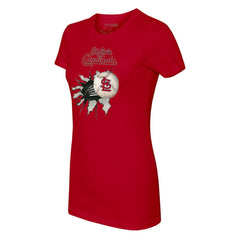 St. Louis Cardinals Tiny Turnip Women's Baseball Tear T-Shirt Outlet