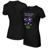 Colorado Rockies Tiny Turnip Women's Blooming Baseballs T-Shirt for sale