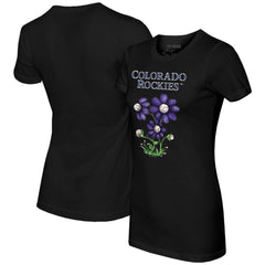 Colorado Rockies Tiny Turnip Women's Blooming Baseballs T-Shirt for sale