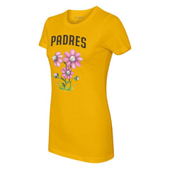 San Diego Padres Tiny Turnip Women's Blooming Baseballs T-Shirt Near Me