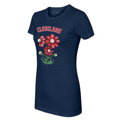 Cleveland Guardians Tiny Turnip Women's Blooming Baseballs T-Shirt Outlet