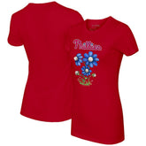 Philadelphia Phillies Tiny Turnip Women's Blooming Baseballs T-Shirt Outlet