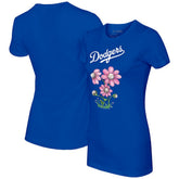 Los Angeles Dodgers Tiny Turnip Women's Blooming Baseballs T-Shirt Online