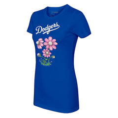 Los Angeles Dodgers Tiny Turnip Women's Blooming Baseballs T-Shirt Online