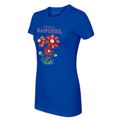 Texas Rangers Tiny Turnip Women's Blooming Baseballs T-Shirt Sale