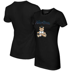 Miami Marlins Tiny Turnip Women's Teddy Boy T-Shirt Sale
