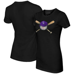 Colorado Rockies Tiny Turnip Women's Hat Crossbats T-Shirt for sale