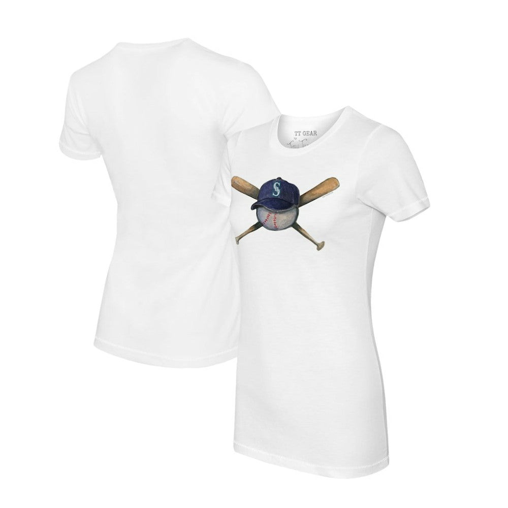 Seattle Mariners Tiny Turnip Women's Hat Crossbats T-Shirt Outlet