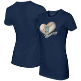 Seattle Mariners Tiny Turnip Women's Heart Banner T-Shirt Near Me