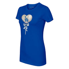 Los Angeles Dodgers Tiny Turnip Women's Heart Lolly T-Shirt Sale