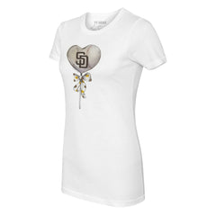 San Diego Padres Tiny Turnip Women's Heart Lolly T-Shirt Sale