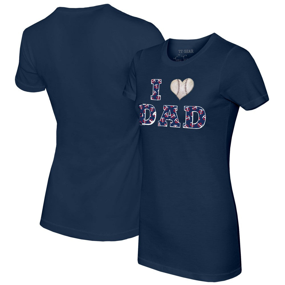 Minnesota Twins Tiny Turnip Women's I Love Dad T-Shirt Near Me