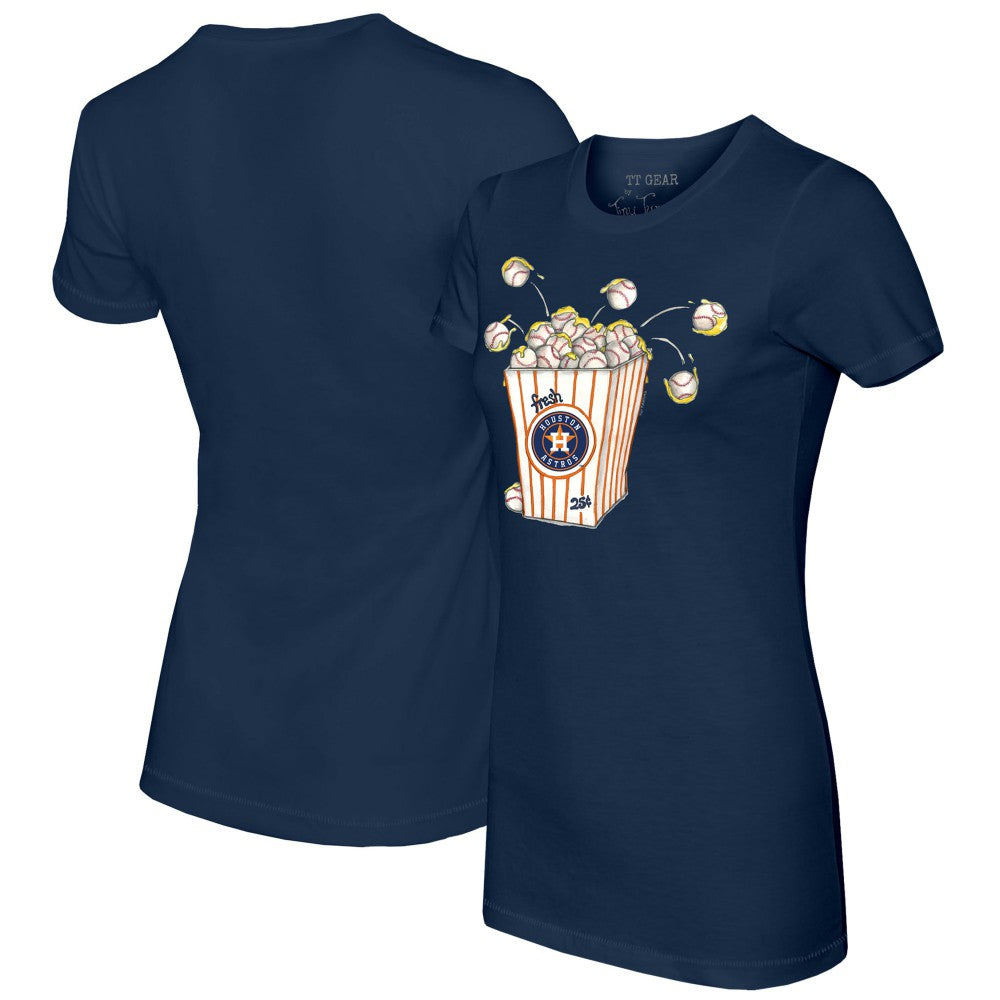 Houston Astros Tiny Turnip Women's Popcorn T-Shirt Sale