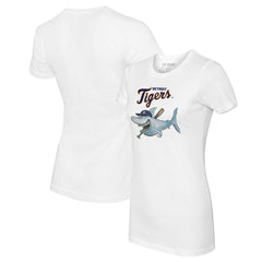 Detroit Tigers Tiny Turnip Women's Shark Logo T-Shirt Online