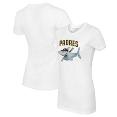 San Diego Padres Tiny Turnip Women's Shark Logo T-Shirt Outlet