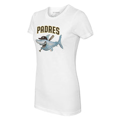 San Diego Padres Tiny Turnip Women's Shark Logo T-Shirt Outlet