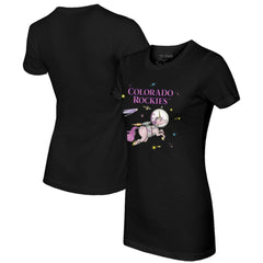 Colorado Rockies Tiny Turnip Women's Space Unicorn T-Shirt Sale