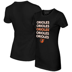 Baltimore Orioles Tiny Turnip Women's Stacked T-Shirt Outlet