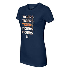 Detroit Tigers Tiny Turnip Women's Stacked T-Shirt Online