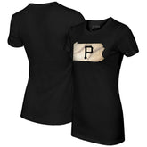 Pittsburgh Pirates Tiny Turnip Women's State Outline T-Shirt Online