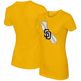 San Diego Padres Tiny Turnip Women's State Outline T-Shirt Online