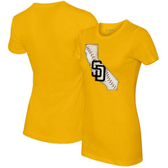 San Diego Padres Tiny Turnip Women's State Outline T-Shirt Online