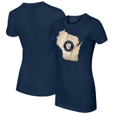 Milwaukee Brewers Tiny Turnip Women's State Outline T-Shirt for sale
