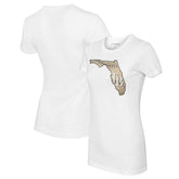 Tampa Bay Rays Tiny Turnip Women's State Outline T-Shirt Sale