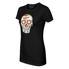 Baltimore Orioles Tiny Turnip Women's Sugar Skull T-Shirt Online