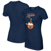 Detroit Tigers Tiny Turnip Women's Sundae Helmet T-Shirt Outlet