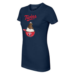 Minnesota Twins Tiny Turnip Women's Sundae Helmet T-Shirt Sale