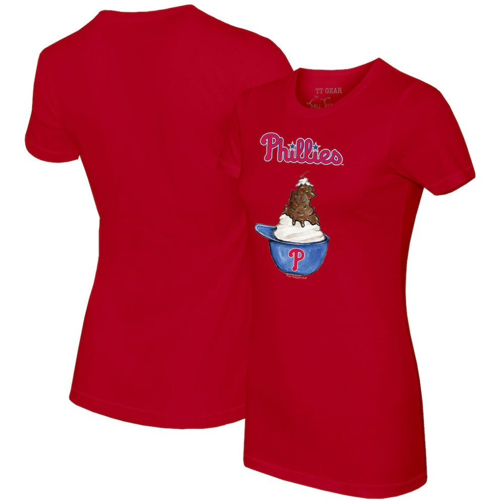 Philadelphia Phillies Tiny Turnip Women's Sundae Helmet T-Shirt Near Me