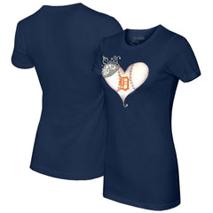 Detroit Tigers Tiny Turnip Women's Tiara Heart T-Shirt for sale