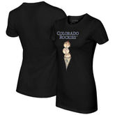Colorado Rockies Tiny Turnip Women's Triple Scoop T-Shirt Outlet