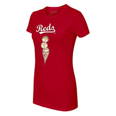 Cincinnati Reds Tiny Turnip Women's Triple Scoop T-Shirt Online