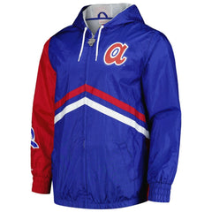Atlanta Braves Mitchell & Ness Undeniable Full-Zip Hoodie Windbreaker Jacket Discount